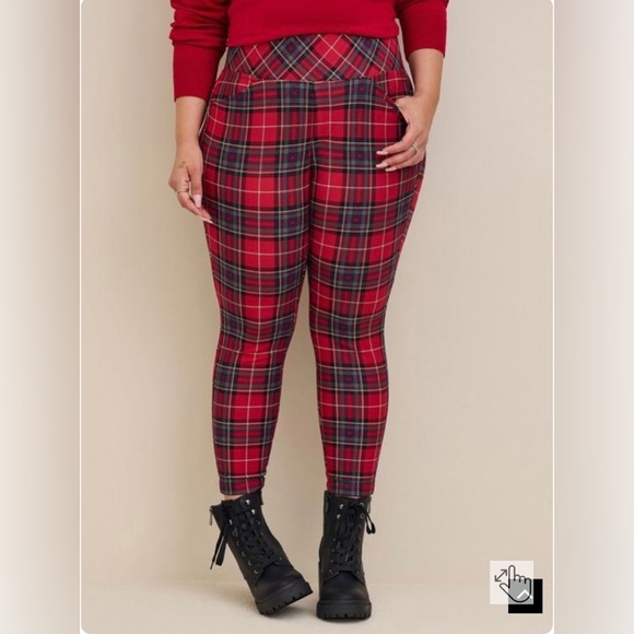 Torrid Pocket Pixie Skinny Studio Luxe Ponte High Rise Pant